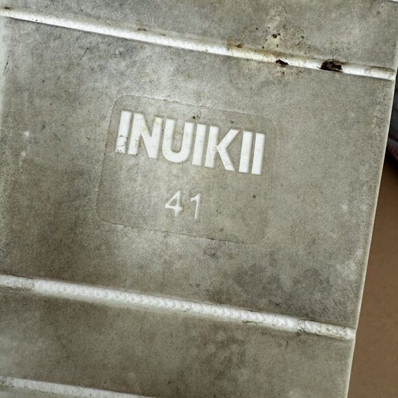 Inuikii Chain Velvet Strap Platform Slide Sandals Tan Size 41/11  Anthropologie - Picture 9 of 10